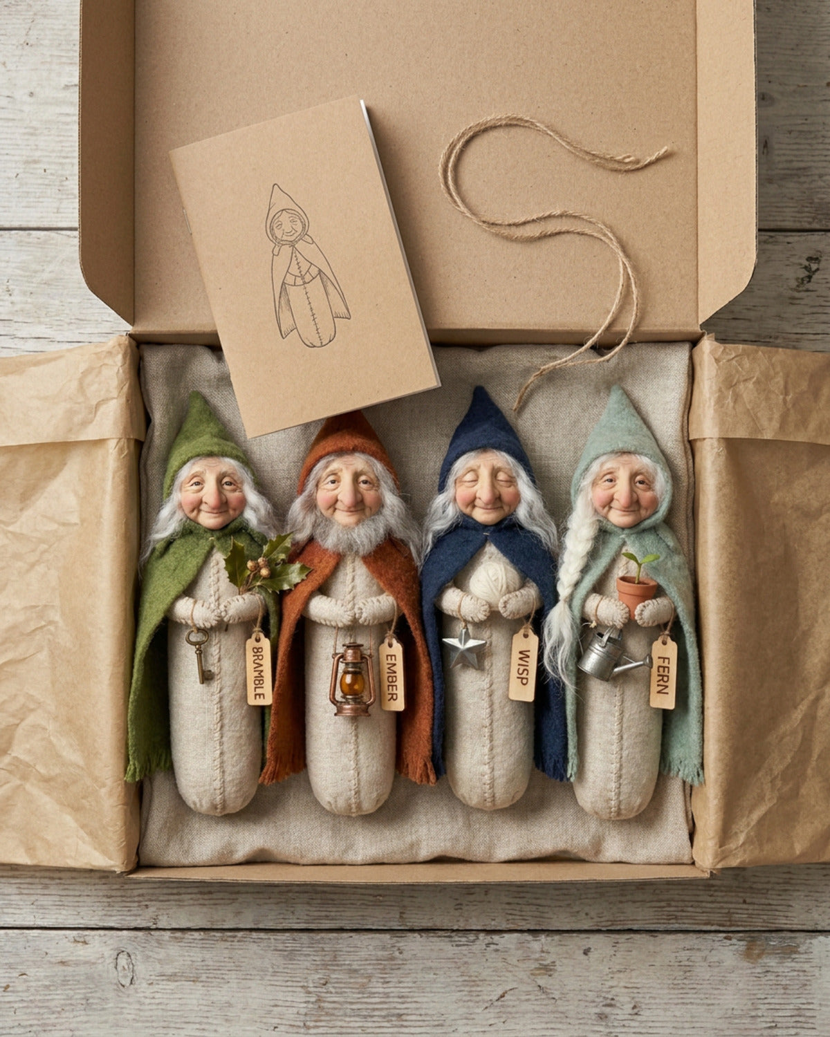 The Complete Household in its kraft gift box with The Book of the Keepers