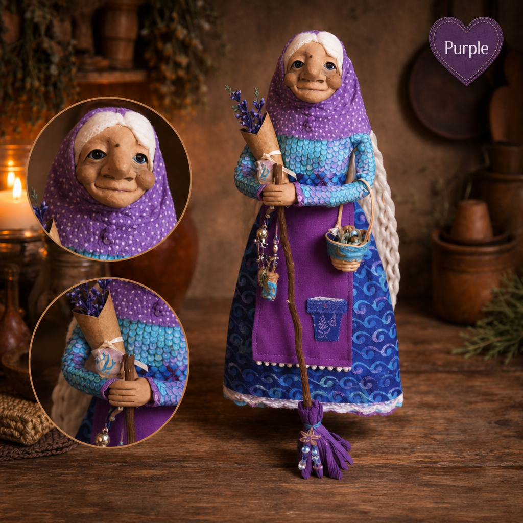 Handmade Kitchen Witch Doll